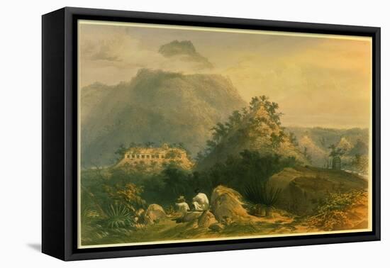 Views of Ancient Monuments in Palenque, Illustration from 'Incidents of Travel in Central…-Frederick Catherwood-Framed Premier Image Canvas