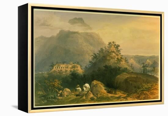 Views of Ancient Monuments in Palenque, Illustration from 'Incidents of Travel in Central…-Frederick Catherwood-Framed Premier Image Canvas