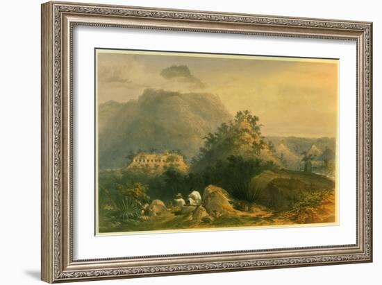 Views of Ancient Monuments in Palenque, Illustration from 'Incidents of Travel in Central…-Frederick Catherwood-Framed Giclee Print