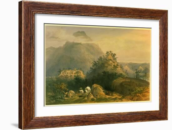 Views of Ancient Monuments in Palenque, Illustration from 'Incidents of Travel in Central…-Frederick Catherwood-Framed Giclee Print