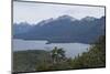 Views of Andes mountains by Lake Nahuel Huapi in Bariloche, Argentina, South America-Julio Etchart-Mounted Photographic Print