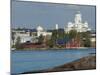 Views of City from Harbor Including Lutheran Cathedral, Helsinki, Finland-Nancy & Steve Ross-Mounted Photographic Print