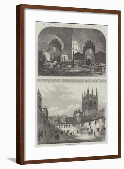 Views of Merton College, Oxford-null-Framed Giclee Print