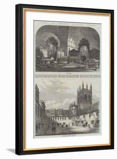 Views of Merton College, Oxford-null-Framed Giclee Print