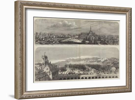 Views of Milan and Genoa-Samuel Read-Framed Giclee Print