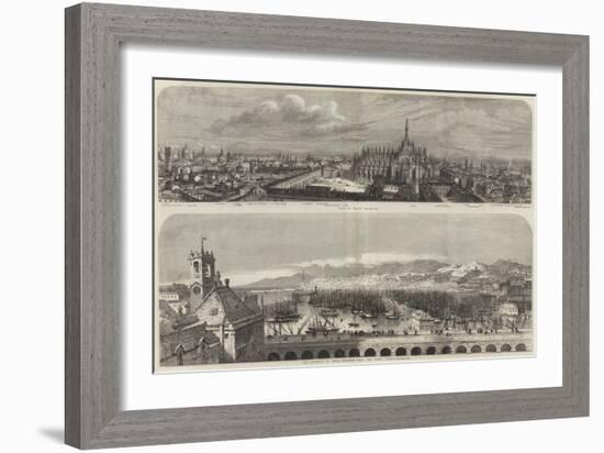 Views of Milan and Genoa-Samuel Read-Framed Giclee Print