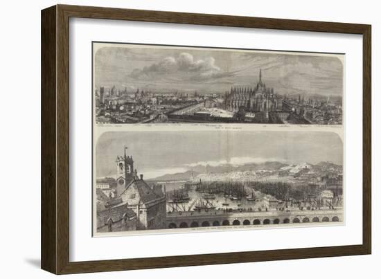 Views of Milan and Genoa-Samuel Read-Framed Giclee Print