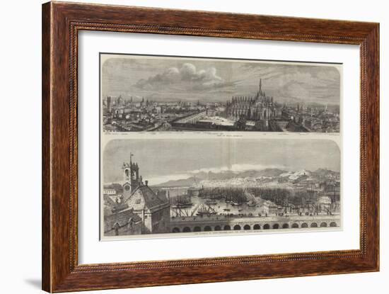 Views of Milan and Genoa-Samuel Read-Framed Giclee Print