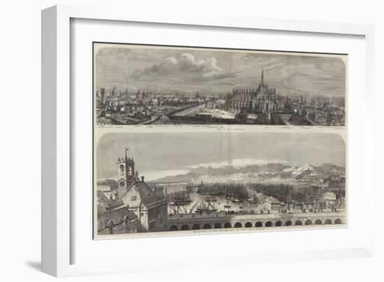 Views of Milan and Genoa-Samuel Read-Framed Giclee Print