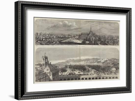 Views of Milan and Genoa-Samuel Read-Framed Giclee Print