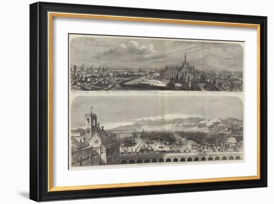 Views of Milan and Genoa-Samuel Read-Framed Giclee Print