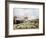 Views of the Chateau de Mousseaux and its Gardens-Jean François Hue-Framed Giclee Print