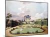 Views of the Chateau de Mousseaux and its Gardens-Jean François Hue-Mounted Giclee Print