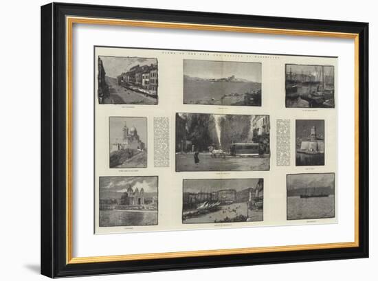 Views of the City and Harbour of Marseilles-George L. Seymour-Framed Giclee Print