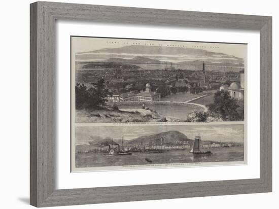 Views of the City of Montreal, Canada East-Richard Principal Leitch-Framed Giclee Print