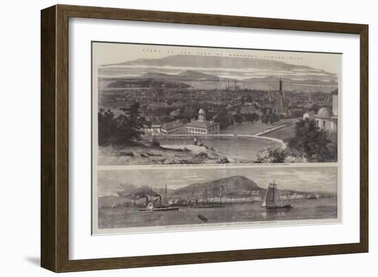 Views of the City of Montreal, Canada East-Richard Principal Leitch-Framed Giclee Print