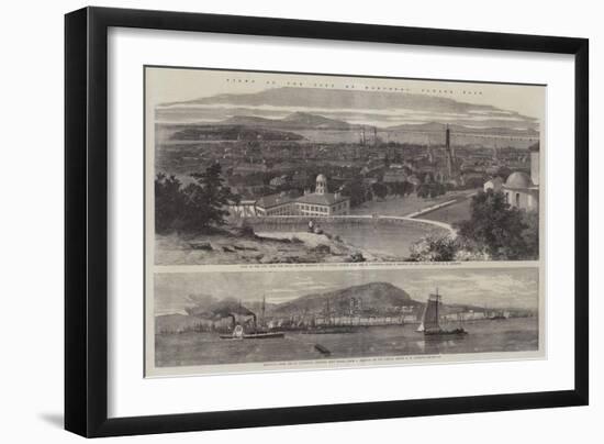 Views of the City of Montreal, Canada East-Richard Principal Leitch-Framed Giclee Print