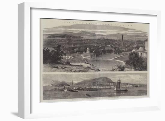 Views of the City of Montreal, Canada East-Richard Principal Leitch-Framed Giclee Print