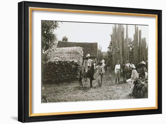 Views of the Mexican Revolution-null-Framed Giclee Print