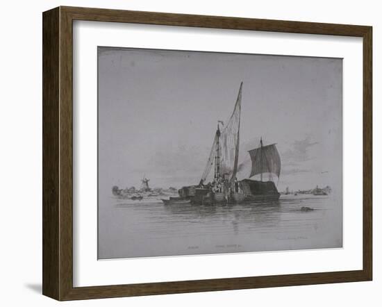 Views of the River Thames, 1829-Edward William Cooke-Framed Giclee Print