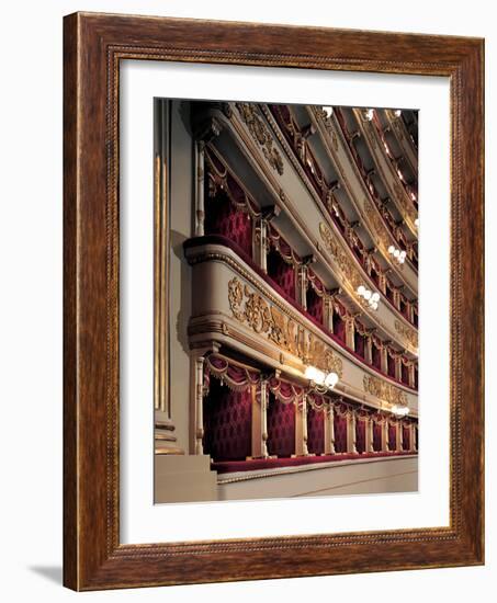 Views of the Teatro Alla Scala-Piermarini Giuseppe-Framed Photographic Print