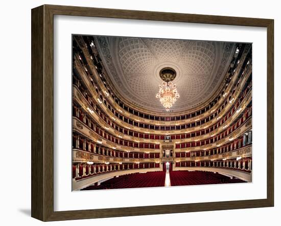 Views of the Teatro Alla Scala-Piermarini Giuseppe-Framed Photographic Print