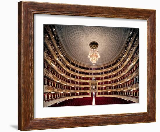 Views of the Teatro Alla Scala-Piermarini Giuseppe-Framed Photographic Print