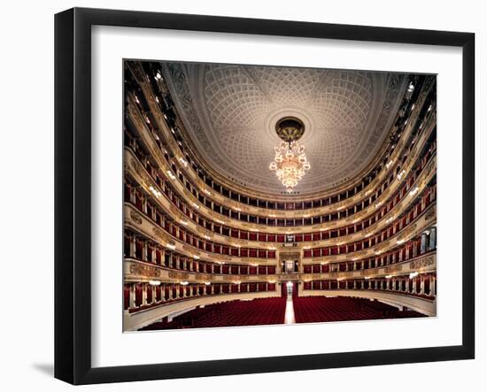 Views of the Teatro Alla Scala-Piermarini Giuseppe-Framed Photographic Print