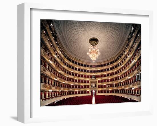 Views of the Teatro Alla Scala-Piermarini Giuseppe-Framed Photographic Print