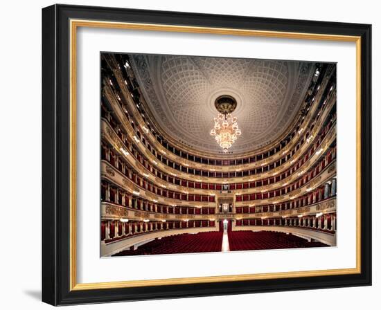 Views of the Teatro Alla Scala-Piermarini Giuseppe-Framed Photographic Print