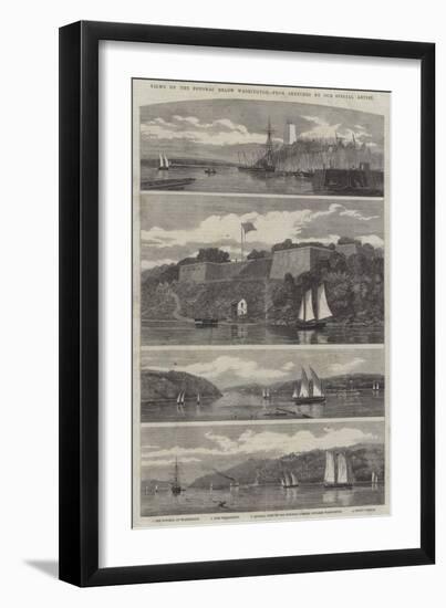 Views on the Potomac Below Washington-null-Framed Giclee Print