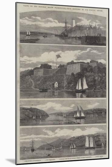 Views on the Potomac Below Washington-null-Mounted Giclee Print