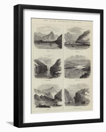 Views on the Yang-Tze-Kiang River, China-null-Framed Giclee Print