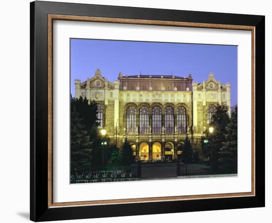 Vigado Concert Hall, Budapest, Hungary-Peter Thompson-Framed Photographic Print