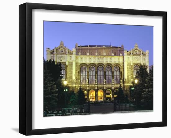 Vigado Concert Hall, Budapest, Hungary-Peter Thompson-Framed Photographic Print