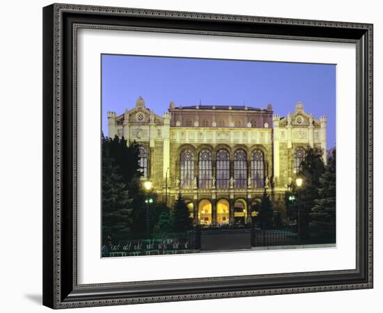 Vigado Concert Hall, Budapest, Hungary-Peter Thompson-Framed Photographic Print