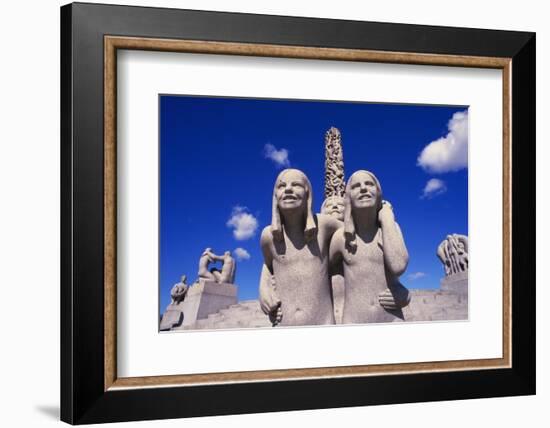 Vigeland Sculpture, Frogner Park, Oslo, Norway-Ken Gillham-Framed Photographic Print