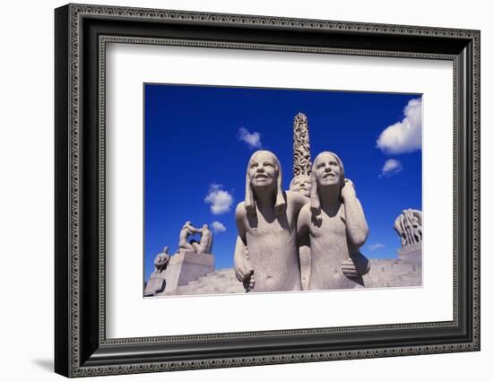 Vigeland Sculpture, Frogner Park, Oslo, Norway-Ken Gillham-Framed Photographic Print