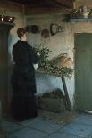 Lady in the Kitchen-Viggo Johansen-Giclee Print