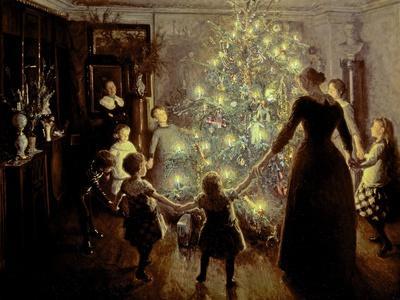 Silent Night, 1891' Giclee Print - Viggo Johansen | Art.com