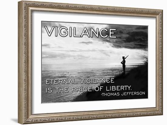 Vigilance-null-Framed Premium Giclee Print