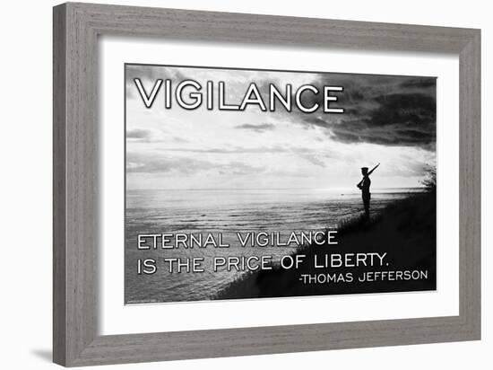 Vigilance-null-Framed Premium Giclee Print