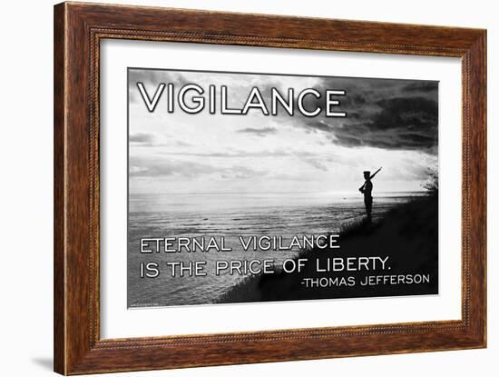 Vigilance-null-Framed Premium Giclee Print