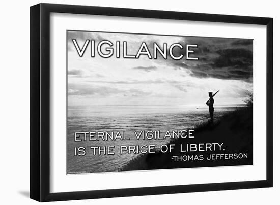 Vigilance-null-Framed Premium Giclee Print