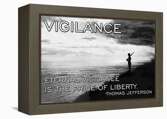 Vigilance-null-Framed Stretched Canvas