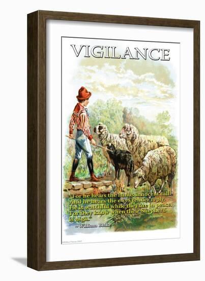 Vigilance-null-Framed Art Print