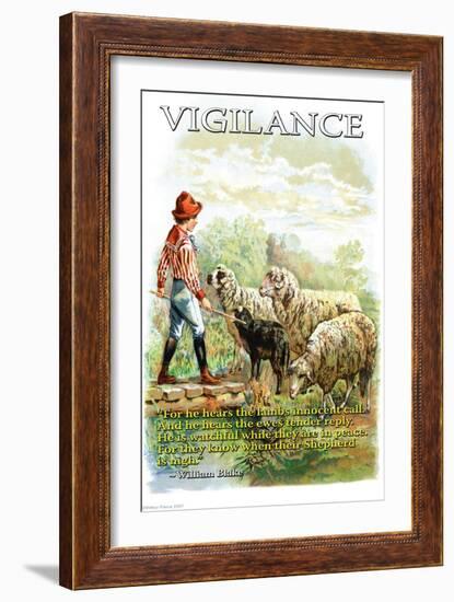 Vigilance-null-Framed Art Print