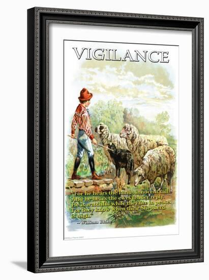 Vigilance-null-Framed Art Print