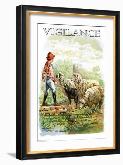 Vigilance-null-Framed Art Print