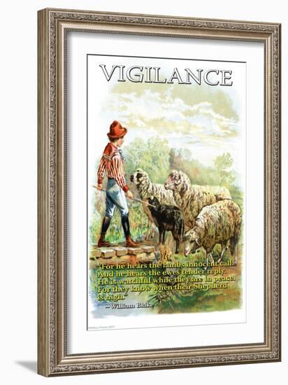 Vigilance-null-Framed Premium Giclee Print